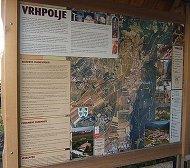 Informativna tabla z uporabno in zanimivo vsebino v Vrhpolju